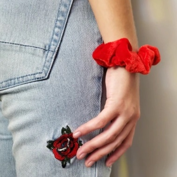 10x Velvet Hair Scrunchies, VSCO GIRLS - Picture 3 of 3